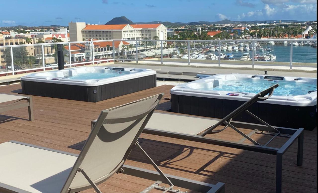 Ocean View Condo Overlooking The Caribbean Sea Oranjestad Kültér fotó