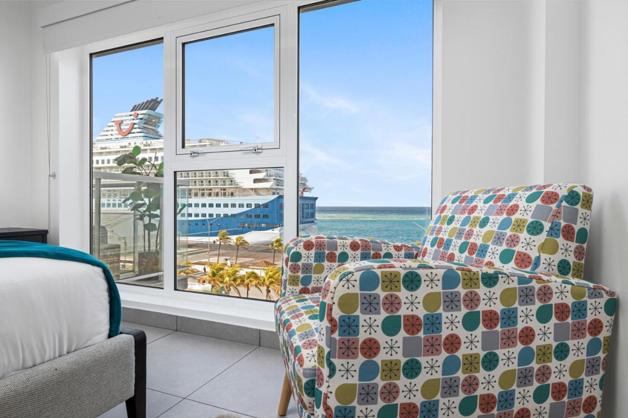 Ocean View Condo Overlooking The Caribbean Sea Oranjestad Kültér fotó